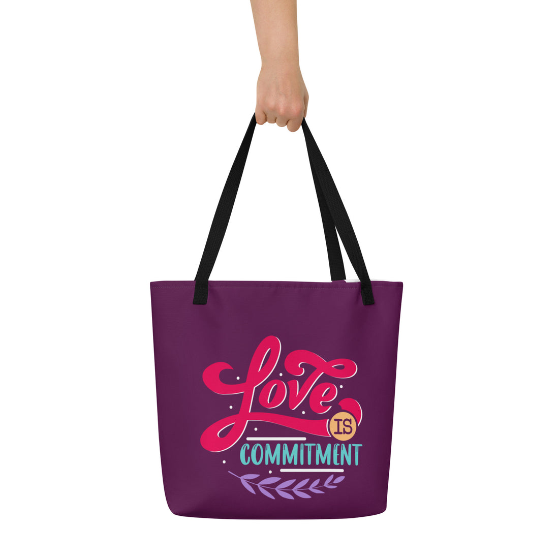 All-Over Print Large Tote Bag